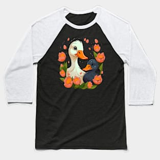 Duck Coloring Book Baseball T-Shirt